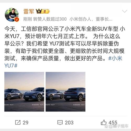 新澳今日开奖结果:小米首款SUV亮相